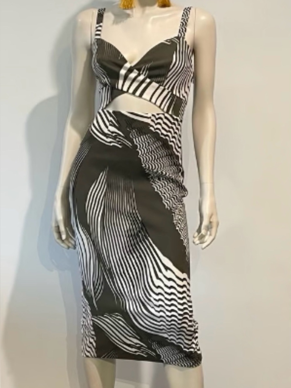 NWOT Beautiful Express Cutout Midi Dress - Picture 3 of 6